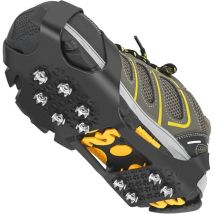 GT10 Crampons,Poids léger Clous Neige Grips Crampons Protection antiglisse pour Hiver Randonnée Pêche Marche