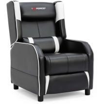 Gtforce - ranger x faux leather gaming seat recliner armchair sofa reclining cinema chair white