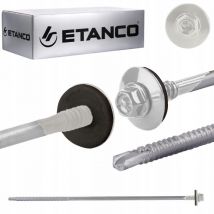 Etanco - Tornillos GTR6 sp A19 5,5/6,3x230 mm ral 9010