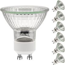 Gu10 50w Glühbirnen, Gu10 Halogenlampen, Ac 230v 50w Strahlerlampe, Gu10 Halogen 2-polige Halogenlampen 35° Abstrahlwinkel 2700k Dimmbar Warmweiß, 6er