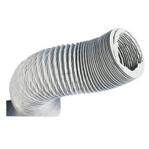 Guaina flessibile in pvc grigio, diametro 125 mm, lunghezza 20 metri