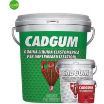 Guaina liquida CADGUM verde 20 Kg – Impermeabilizzante – 20 Kg – Applicazioni su superfici, elastica, pronta all'uso