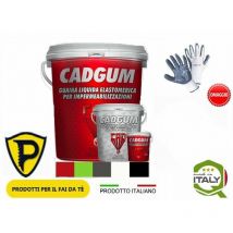 Guaina Liquida Impermeabilizzante CAD gum - fusto da 5 kg - colore bianco + Guanti omaggio