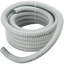 Guaina spiralata in pvc, 25mm, grigio, classificazione 23114, 30 metri, serie gfe - Elettrocanali ECGFE25