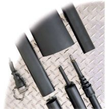 C1160750BK0048 Termoretraibile con colla Nero 19 mm 3.20 mm Restringimento:6:1 1.2 m - Dsg Canusa