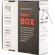 8610012902 Termoretraibile senza colla Bianco 1.20 mm 0.60 mm Restringimento:2:1 10 m - Dsg Canusa