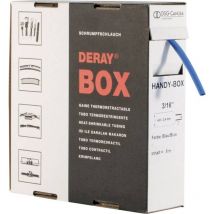 8610127502 Termoretraibile senza colla Blu 12.70 mm 6.40 mm Restringimento:2:1 5 m - Dsg Canusa