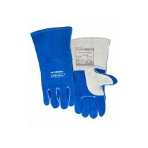 Guante azul con pulgar reforzado Weldas Wide Body comfoflex l