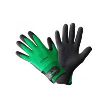 Guante de nylon, para manipulación, recubierto, pvc, talla 10