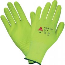 Hase Safety Gloves - Guante de protección Padua Sun, látex-besch.,Talla 9 (por 10)