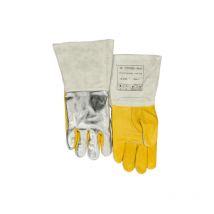 Weldas - Guante de soldadura con capa exterior aluminizado comfoflex