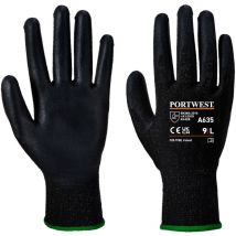 Guante de manipulación Eco- corte gris Portwest A635 l Negro
