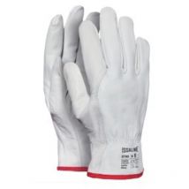 Top Industrial Starter 07140 weiße Vollnarbenlederhandschuhe - 10 (XL) - Weiß