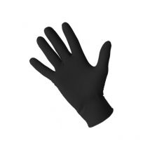 Guante negro talla 9,10, multiusos, caja de 100 guantes