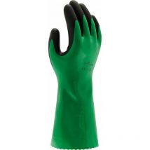 Showa - Guante de protección químico Nitrile 379,Talla 9 (por 10)