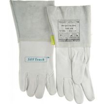 Weldas - Guantes de soldadura cuero Talla l 1Paar