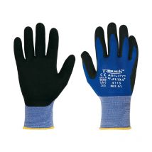 Guante nylon/nitrilo pu H4115 T-09 az/ng - 600488