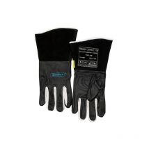 Weldas - Guante de cuero de vaca negro tig Softouch xxl