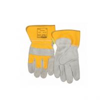 Guante vacuno Weldas Grado a xl Amarillo/Gris
