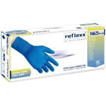 Guantes de nitrilo de agarre completo extralargos Reflexx N65 Plus - s