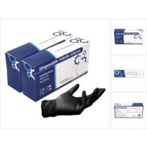 Toolbrothers - Guantes de nitrilo desechables en caja dispensadora - 200 unidades talla xl / extra grande - no estériles