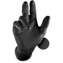 Guantes de nitrilo Grippaz Issaline 246BK negro - s - Negro