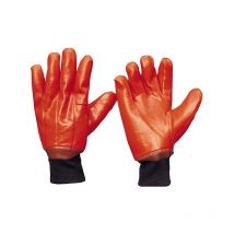 Guantes de protección invierno, PVC, naranja