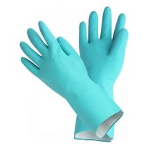 OSE - Guantes de protección de nitrilo verde Azul 10