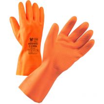 Neri - Guantes de seguridad de látex Industrial - 10 (xl) - Naranja
