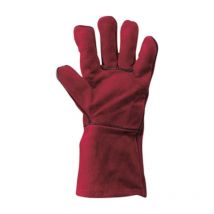 Guantes de soldador 14 cm forrados