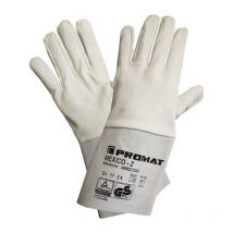 Guantes para soldar Mexico Z talla 9 napa cabra gris / serraje 10 PA (Por 10)