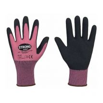 Stronghand - Guantes Lext.Y Tamaño Flexter 7 Rosa / Negro En 420 / Es 388 Psa Ii (Por 12)