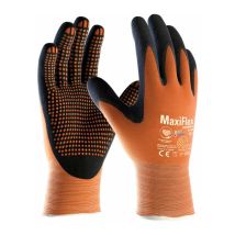 Atg - Guanti Da Lavoro Maxiflex 42-848 - 7 (s) - Antracite/arancione - Antracite/arancione