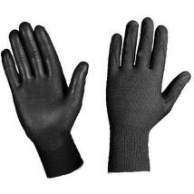Guanti nylon/poliuretano tg. m - colore nero