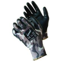 Guanti mimetici nylon nero taglia 9 logica jaguar-09