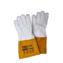Guanti da saldatura in pelle di ovino TG.10 – Manichetta 15 cm – Resistenza all'abrasione 3/4, Resistenza al calore convettivo 3/4