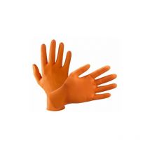 Guanti nitrile arancione CONF.10 pz. tg.l