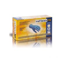 Guanti in nitrile monouso taglia m azzurro REFLEXX70 confezione 100 pz