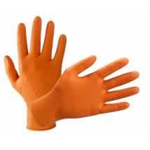 Guanti Nitrile Arancione Conf.10 Pz. Tg.M