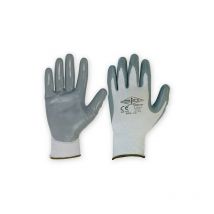 Guanti Nylon Nitrile Grigio - size 9