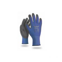 Guanti power grip blu/grigio taglia 10 morbido e confortevole