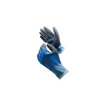 Guanto lattice schiumato blu Hand