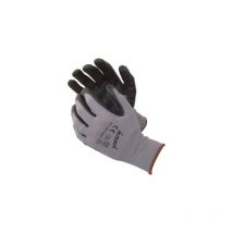 Guanto nitrile nero puntinato Hand