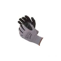 Guanto nitrile nero puntinato Hand