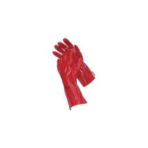 Guanto pvc rosso