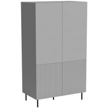 Arredamento1 - Guardaroba Houston G106 , 185x80x54cm, Porte guardaroba: Con cerniere, Numero di ripiani: 0