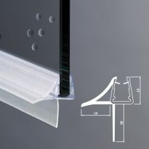 Guarnizione Box Doccia con Gocciolatoio Vetro 6mm 8mm EC-18-604