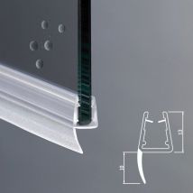 Guarnizione Box Doccia Ricambio Verticale Vetro 6mm 8mm EC-10-504