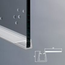 Guarnizione Box Doccia Ricambio Verticale Vetro 6mm 8mm EC-20-304