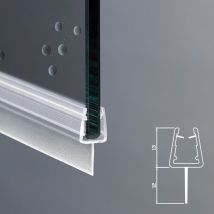 Guarnizione Box Doccia Ricambio Verticale Vetro 6mm 8mm EC-624
